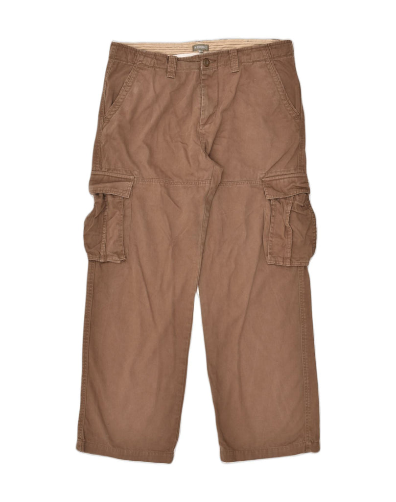 VINTAGE Mens Straight Cargo Trousers IT 52 XL W40 L32 Brown Cotton | Vintage Vintage | Thrift | Second-Hand Vintage | Used Clothing | Messina Hembry 