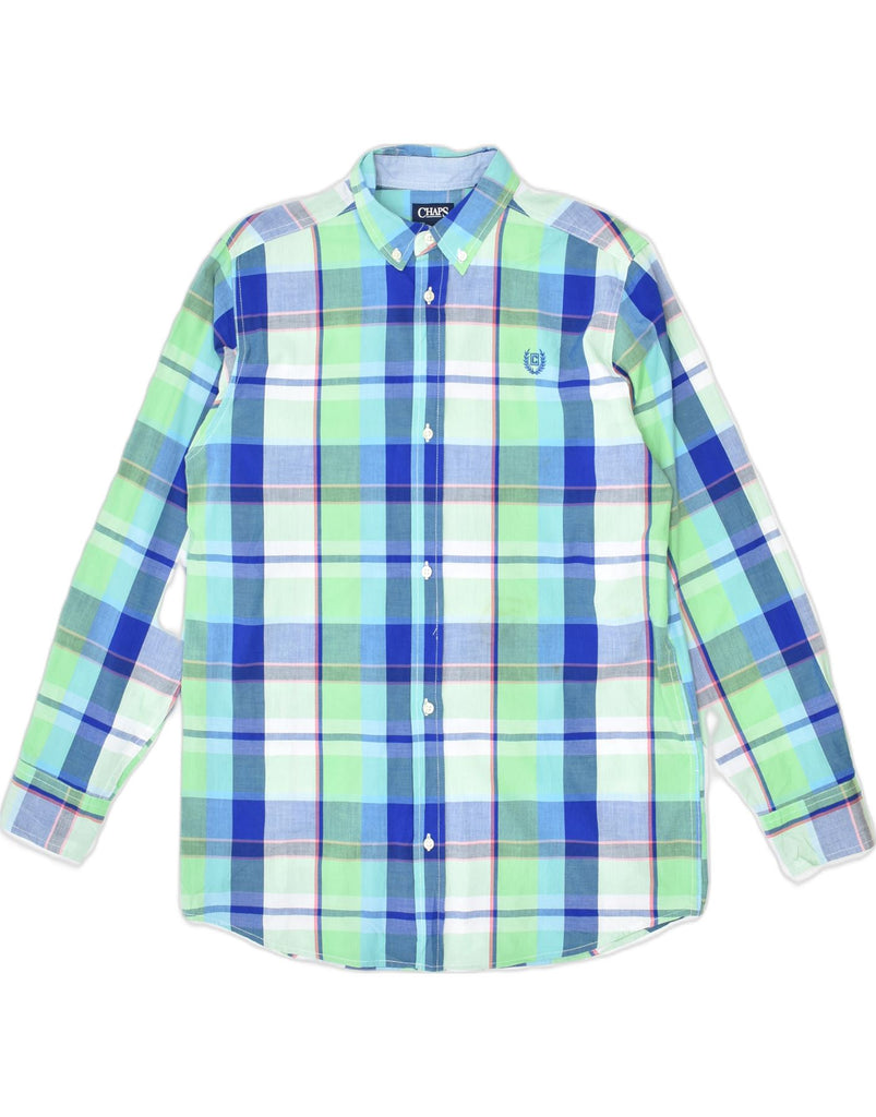 CHAPS Boys Shirt 13-14 Years XL Multicoloured Check Cotton | Vintage | Thrift | Second-Hand | Used Clothing | Messina Hembry 