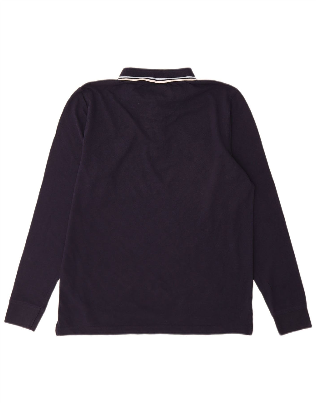 Pierre Cardin Mens Long Sleeve Regular Fit Polo Shirt Medium Navy Blue