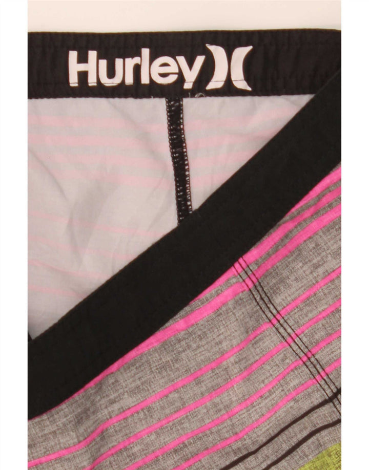 Hurley Mens Phantom Swimming Shorts Medium Multicoloured Striped