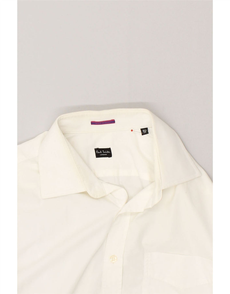 PAUL SMITH Mens Shirt Size 16 1/2 42 Large White Cotton | Vintage Paul Smith | Thrift | Second-Hand Paul Smith | Used Clothing | Messina Hembry 