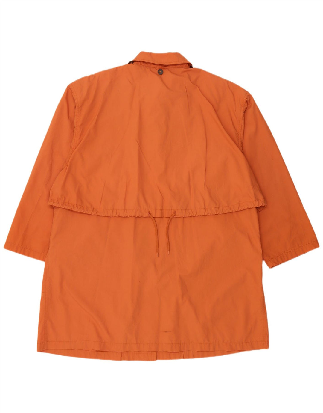 Vintage Womens Raincoat UK 18 XL Orange Polyester