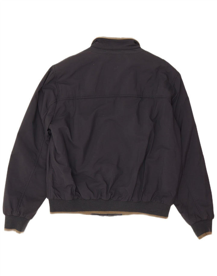 Geox Mens Bomber Jacket UK 44 2XL Navy Blue Polyamide