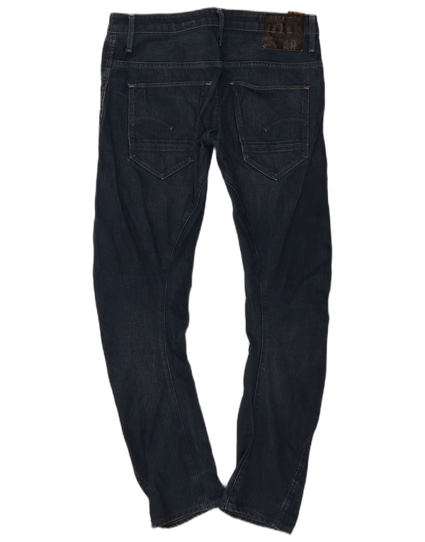 G-Star Mens Anti Fit Slim Jeans W33 L32 Navy Blue Cotton
