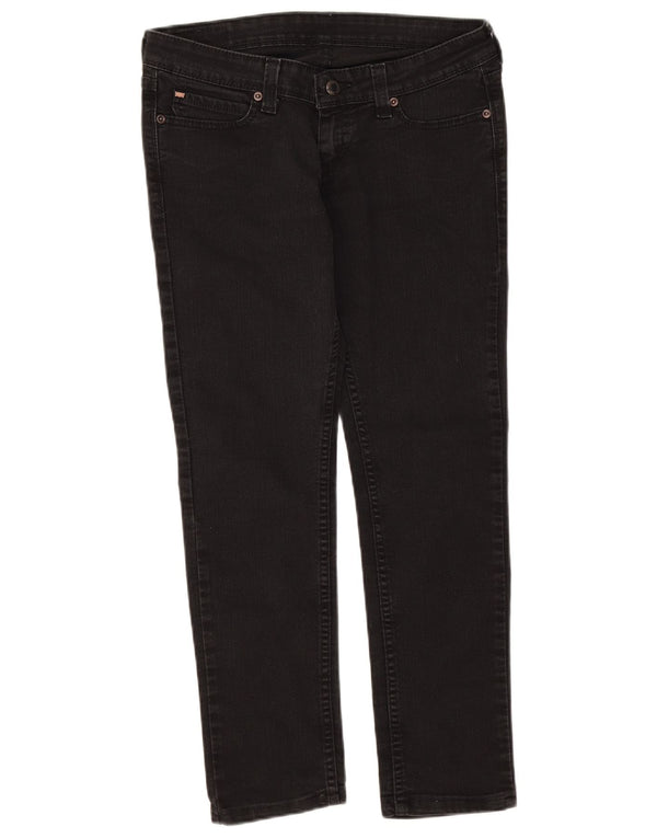 Levi's Womens Low Waist Slim Jeans W29 L32 Black Cotton
