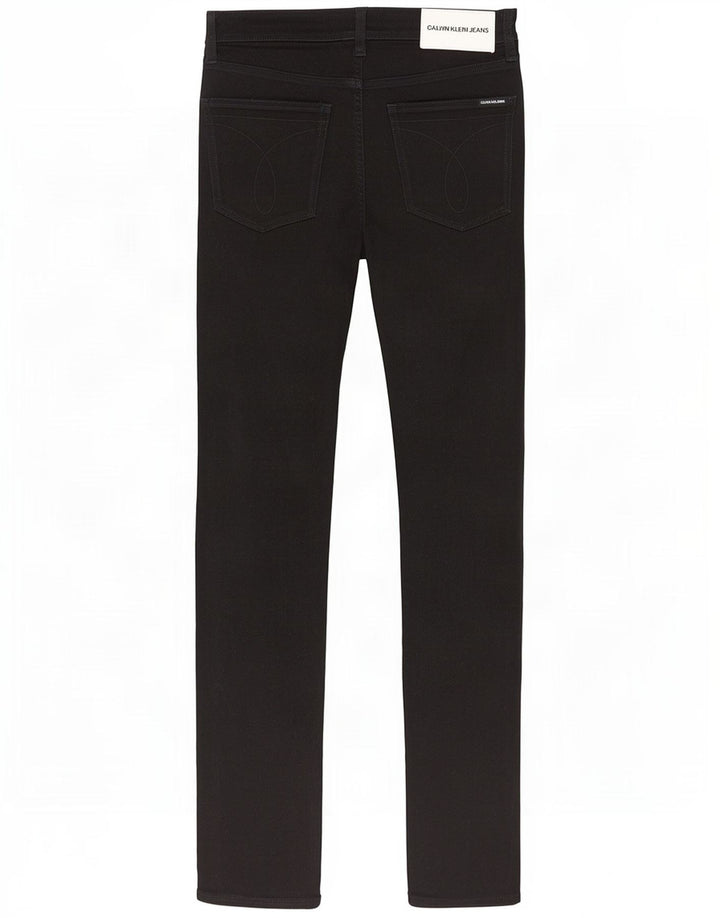 Calvin Klein Mens Slim Jeans W32 L34 Black Cotton
