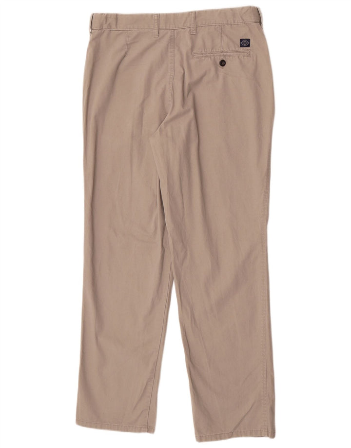 Marks & Spencer Mens Regular Fit Chino Trousers W34 L31 Grey Cotton