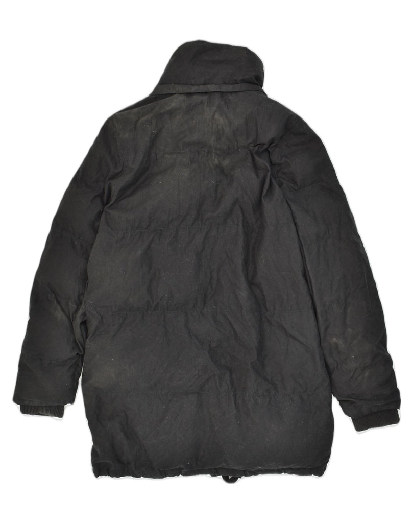 ADIDAS Womens Padded Coat UK 10 Small Black | Vintage Adidas | Thrift | Second-Hand Adidas | Used Clothing | Messina Hembry 