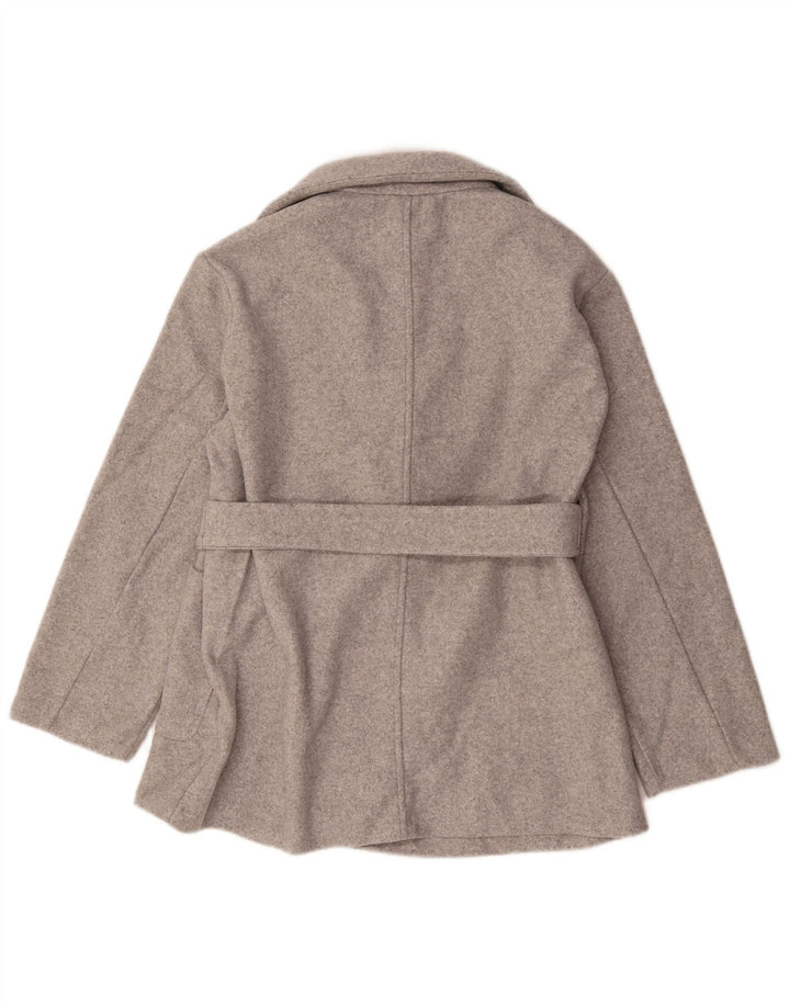 Zara Womens Blazer Jacket UK 14 Medium Grey Polyester