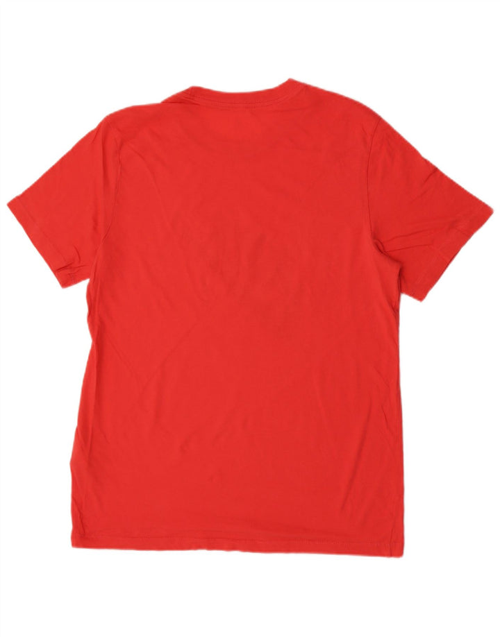 Nike Mens Graphic T-Shirt Top Medium Orange Cotton