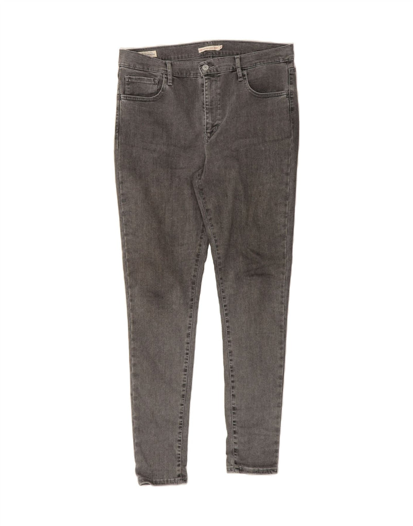 LEVI'S Womens 720 High Rise Super Skinny Jeans W32 L32 Grey Cotton Vintage Levi's and Second-Hand Levi's from Messina Hembry 