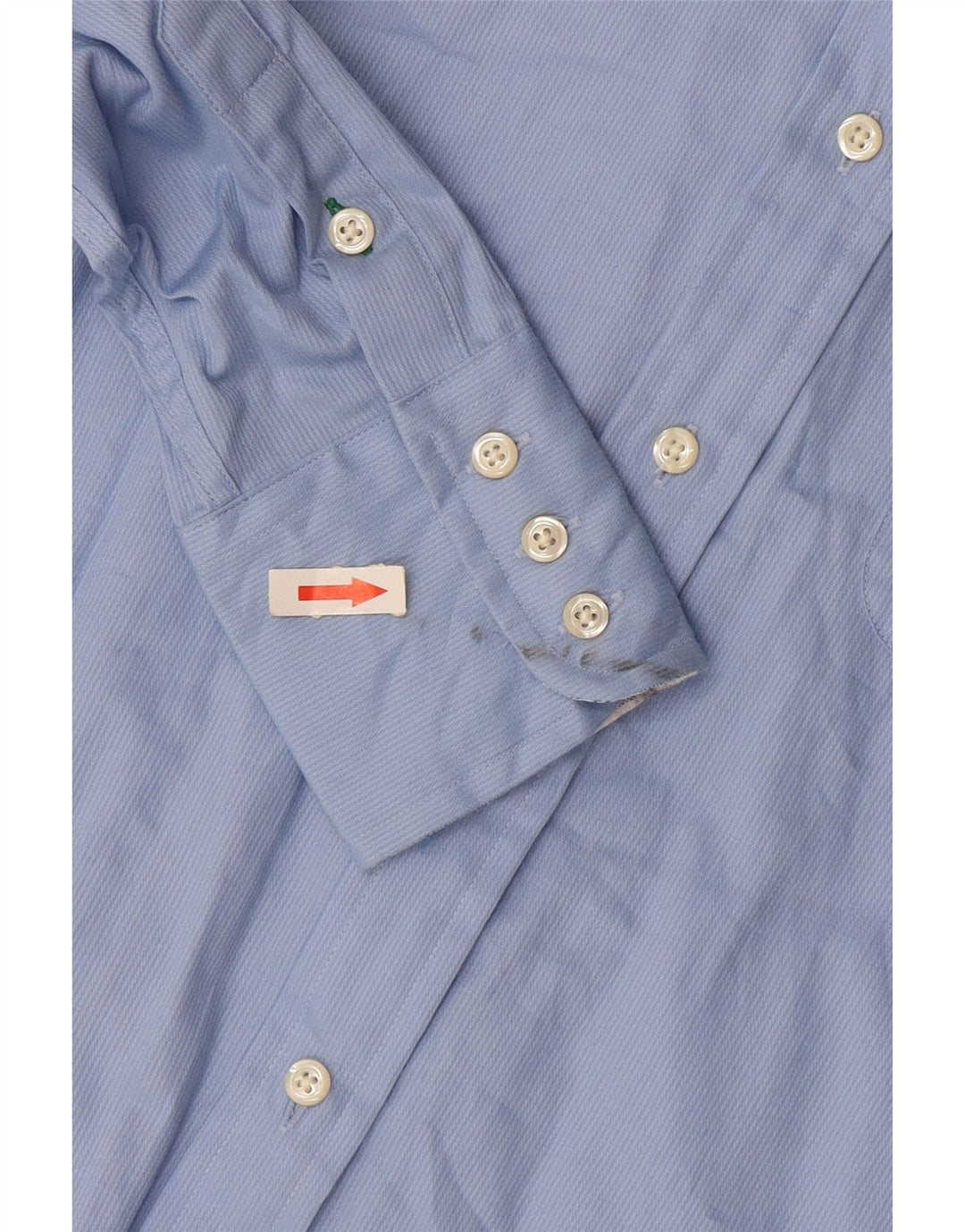 TOMMY HILFIGER Womens Oversized Shirt US 2 XS Blue Pinstripe Cotton