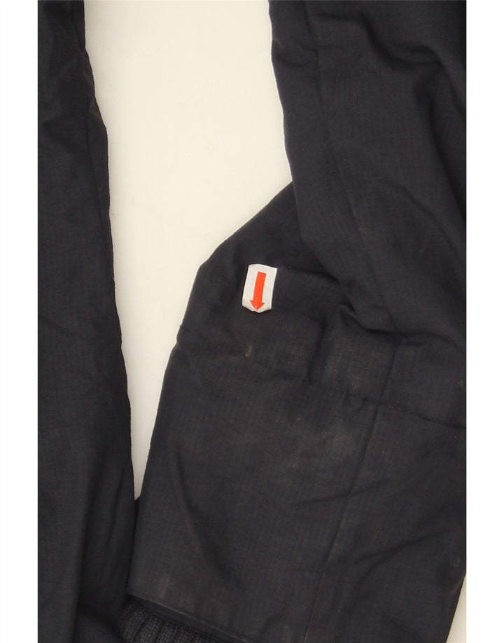 Superdry Womens Graphic Windbreaker Jacket UK 14 Medium Navy Blue