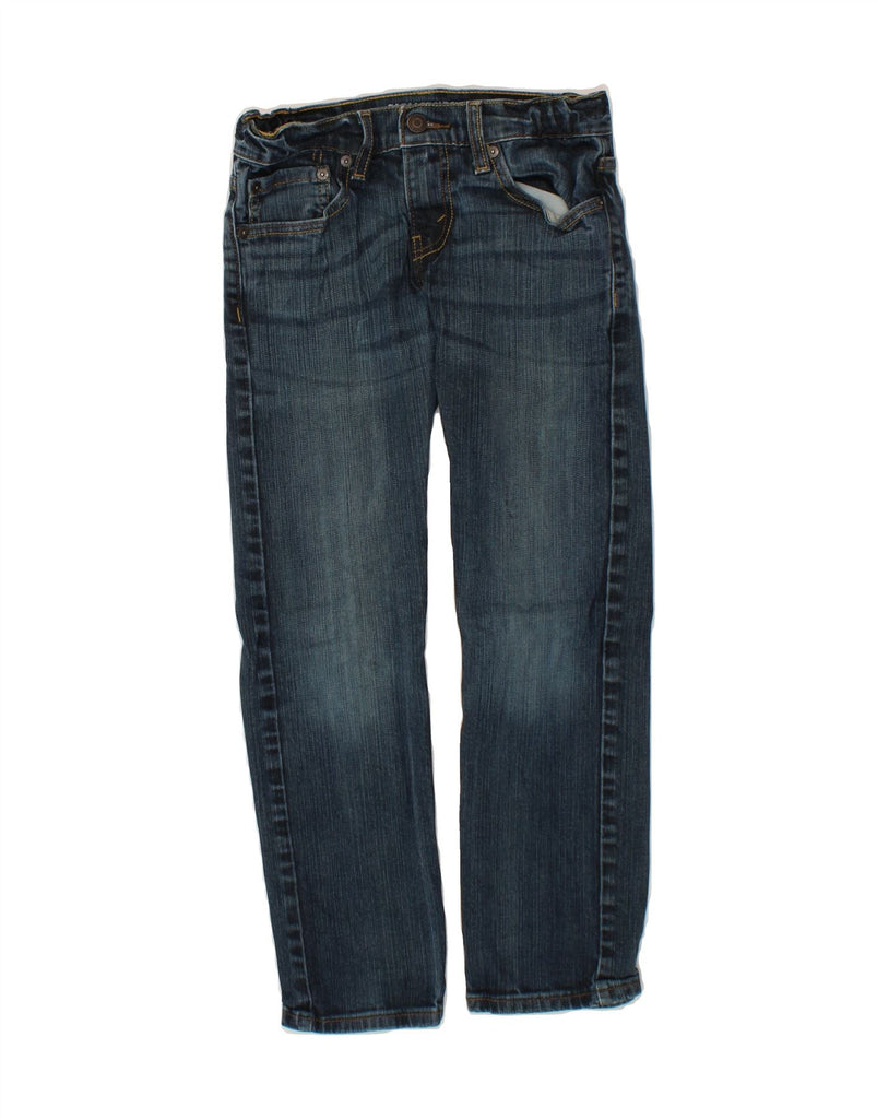 LEVI'S Boys Signature Slim Straight Jeans 9-10 Years W28 L24 Blue Cotton Vintage Levi's and Second-Hand Levi's from Messina Hembry 