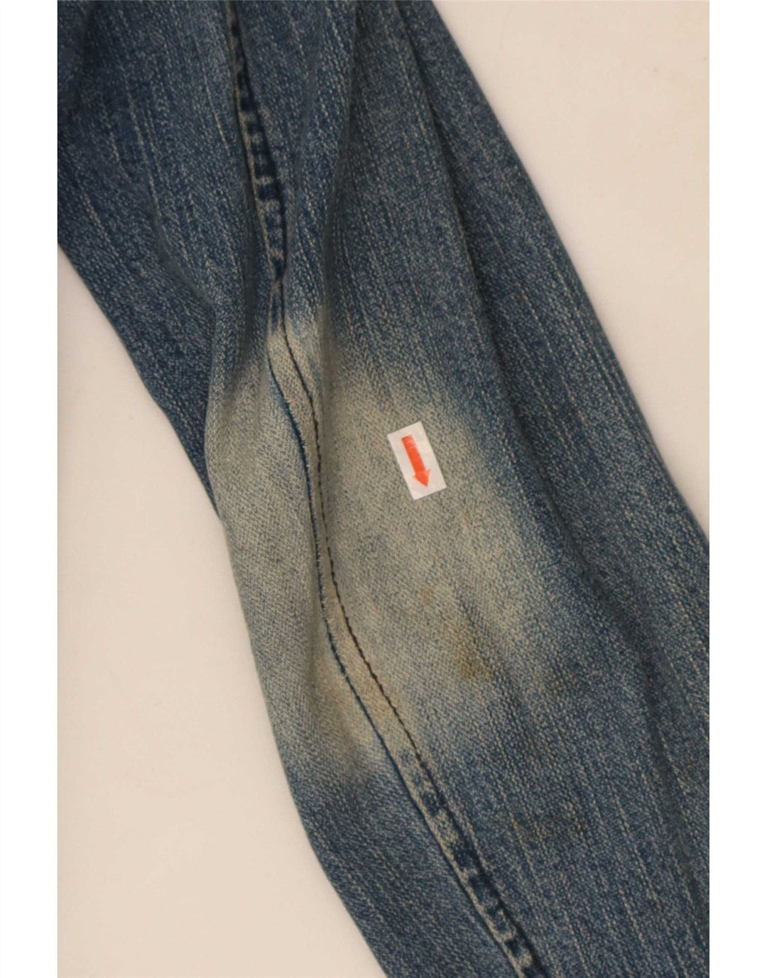 Topshop Womens 2 Button Denim Blazer Jacket UK 14 Medium Blue Cotton