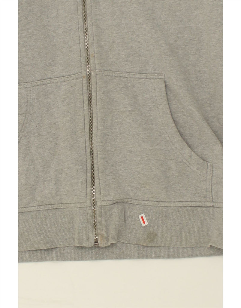 TOMMY HILFIGER Mens Zip Hoodie Sweater Large Grey Cotton | Vintage Tommy Hilfiger | Thrift | Second-Hand Tommy Hilfiger | Used Clothing | Messina Hembry 