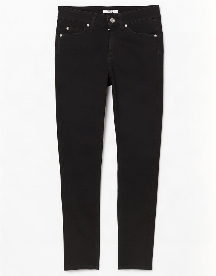 Liu Jo Womens Skinny Jeans W22 L26 Black