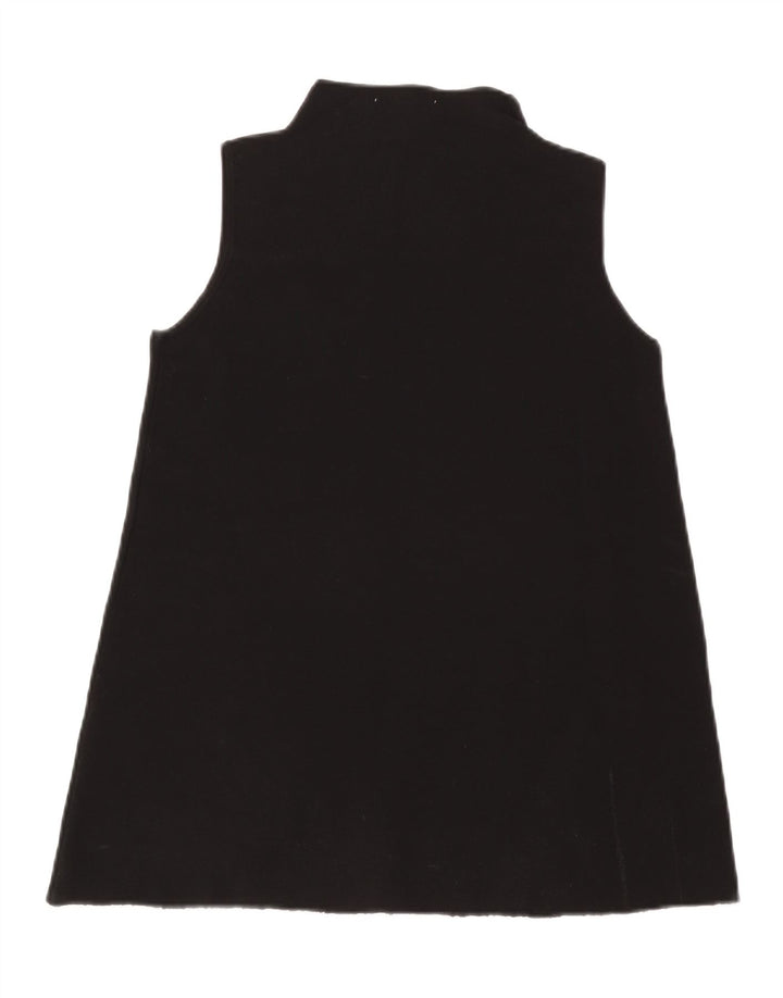 Zara Womens Sleeveless Tunic Top UK 12 Medium Black