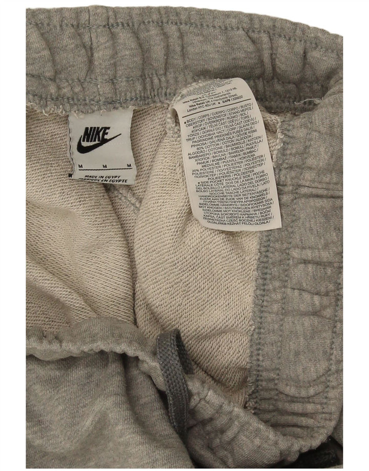 Nike Mens Graphic Cargo Tracksuit Trousers Joggers Medium Grey Cotton