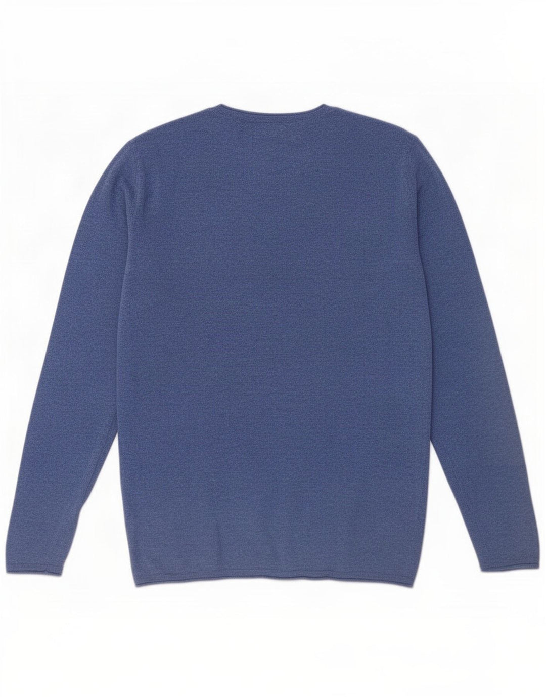 Zara Mens Crew Neck Jumper Sweater Medium Blue