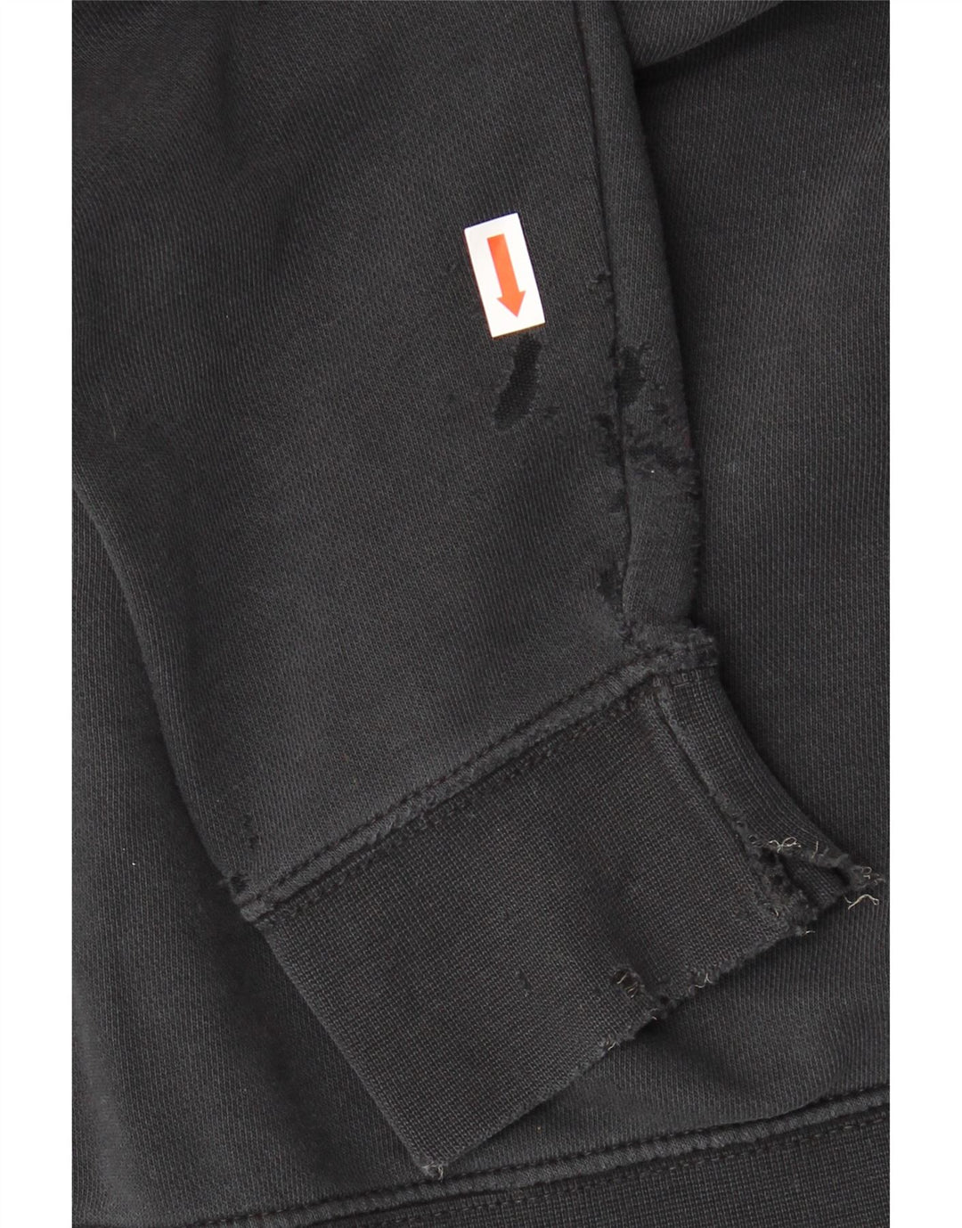 NIKE Womens Hoodie Jumper UK 14 Medium Black Cotton