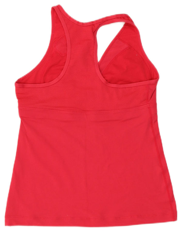 NIKE Womens Vest Top UK 12/14 Medium Red