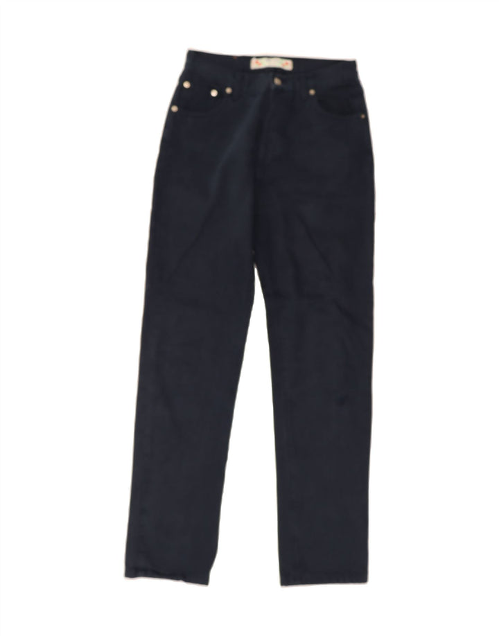 VINTAGE Mens Straight Jeans W26 L32 Navy Blue Cotton Vintage Vintage and Second-Hand Vintage from Messina Hembry 