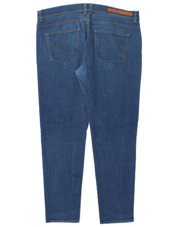 Zara Mens Skinny Jeans EU 48 XL W38 L30 Blue Cotton