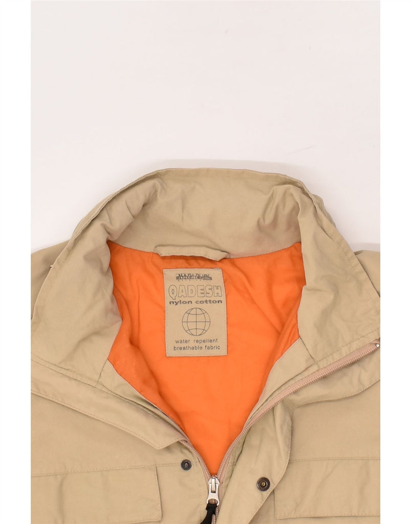 NAPAPIJRI Mens Utility Jacket UK 40 Large Beige Nylon | Vintage Napapijri | Thrift | Second-Hand Napapijri | Used Clothing | Messina Hembry 