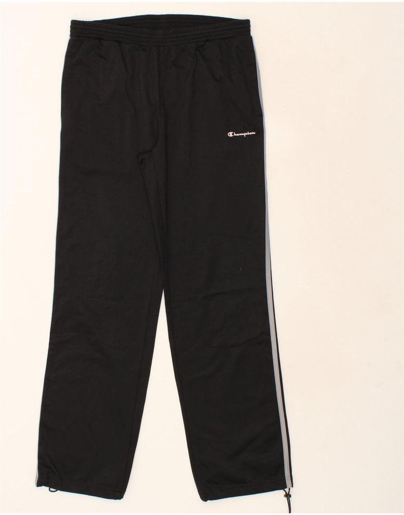 CHAMPION Mens Tracksuit Trousers Medium  Black Polyester Vintage Champion and Second-Hand Champion from Messina Hembry 