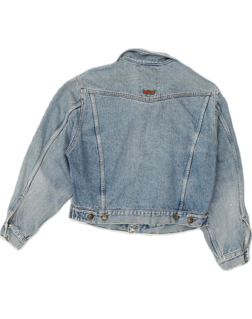 SPITFIRE Womens Denim Jacket UK 16 Large Blue Cotton | Vintage Spitfire | Thrift | Second-Hand Spitfire | Used Clothing | Messina Hembry 