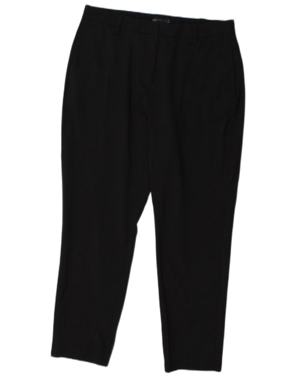 Marks & Spencer Womens Tapered Casual Trousers UK 14 Large W32 L27 Grey