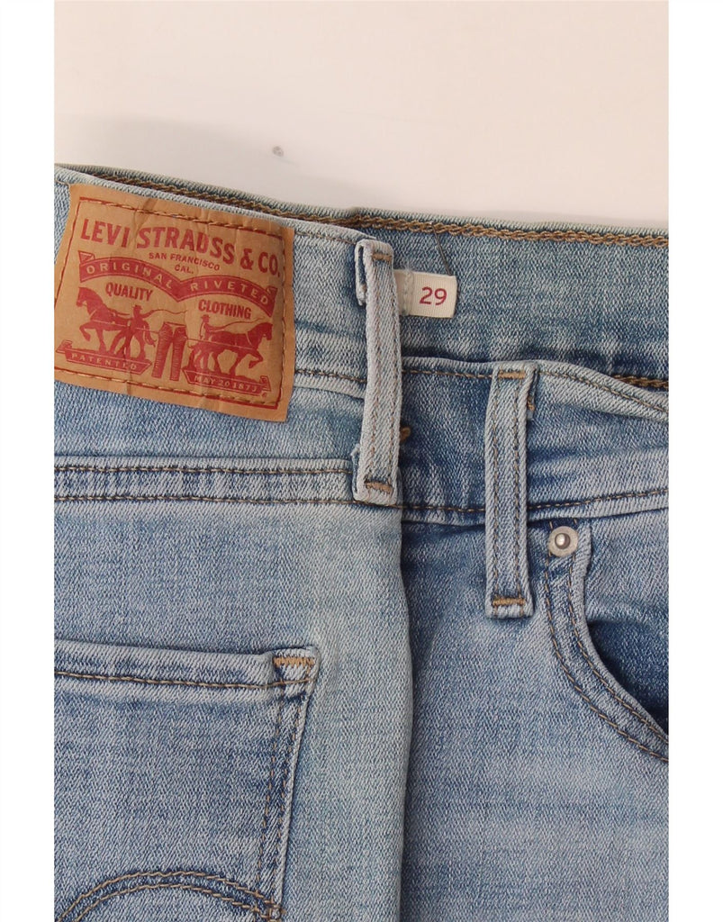 LEVI'S Womens 724 High Rise Straight Jeans W29 L24 Blue Cotton Vintage Levi's and Second-Hand Levi's from Messina Hembry 