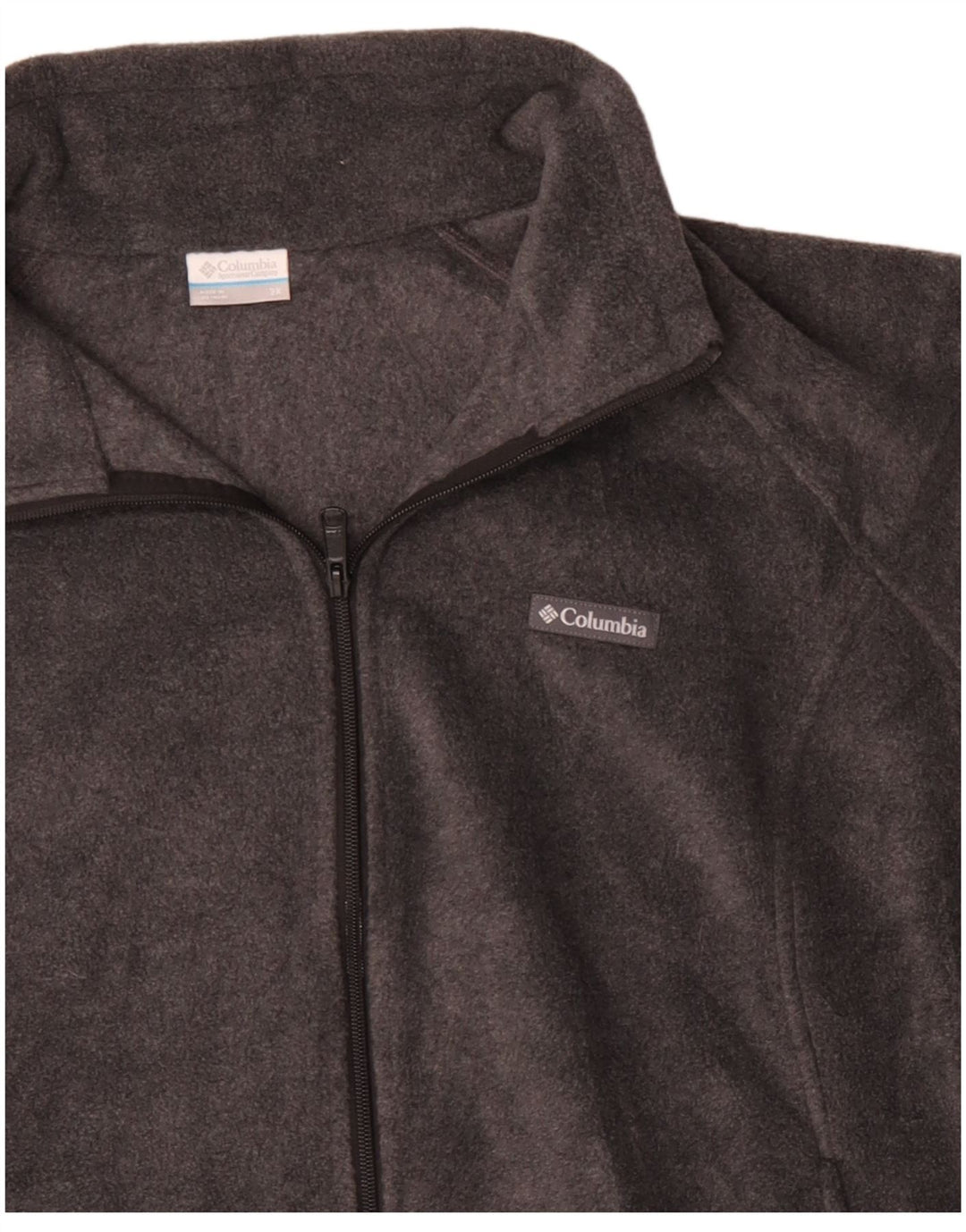 Columbia Mens Fleece Jacket UK 46 3XL Black Polyester