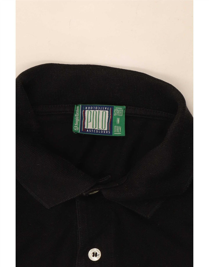 Sergio Tacchini Mens Polo Shirt XL Black