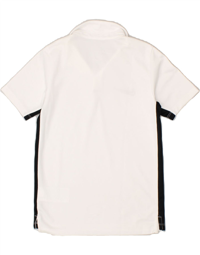 NIKE Boys Dri Fit Polo Shirt 11-12 Years Medium  White Polyester | Vintage Nike | Thrift | Second-Hand Nike | Used Clothing | Messina Hembry 