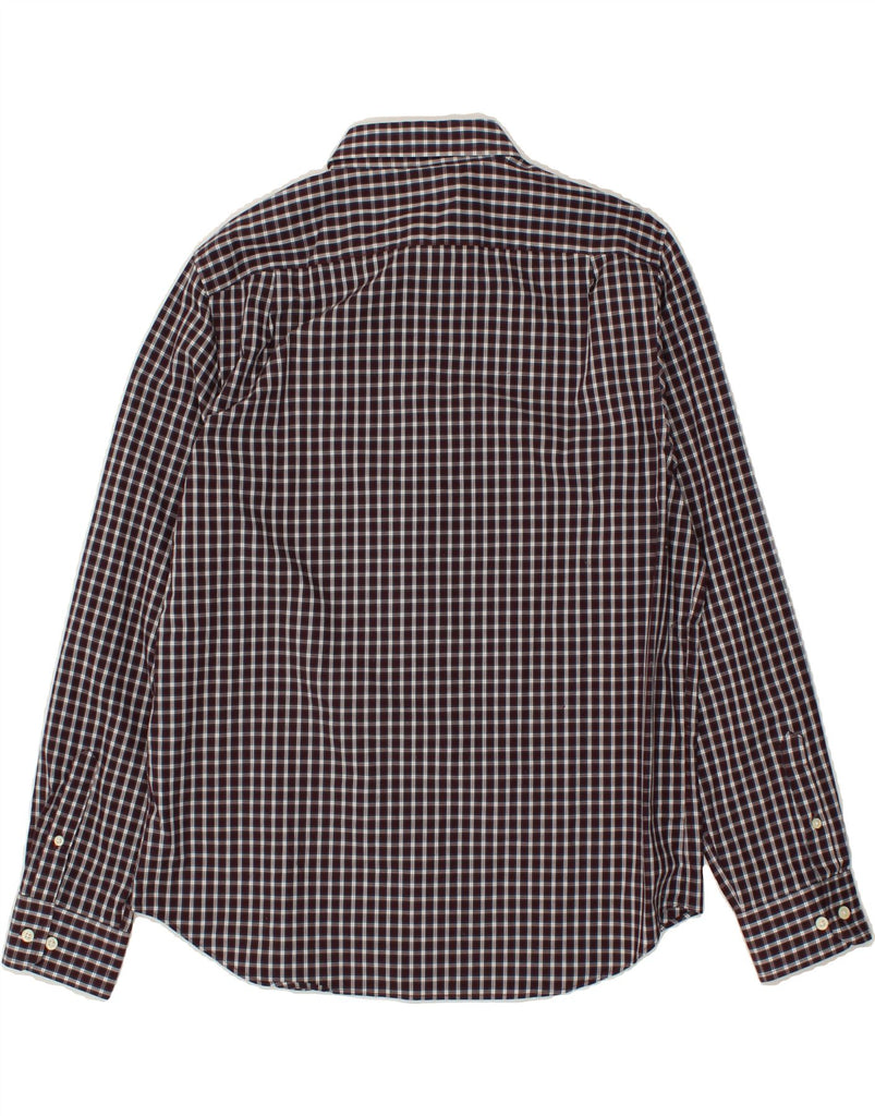 NAUTICA Mens Shirt Large Purple Check Cotton Vintage Nautica and Second-Hand Nautica from Messina Hembry 