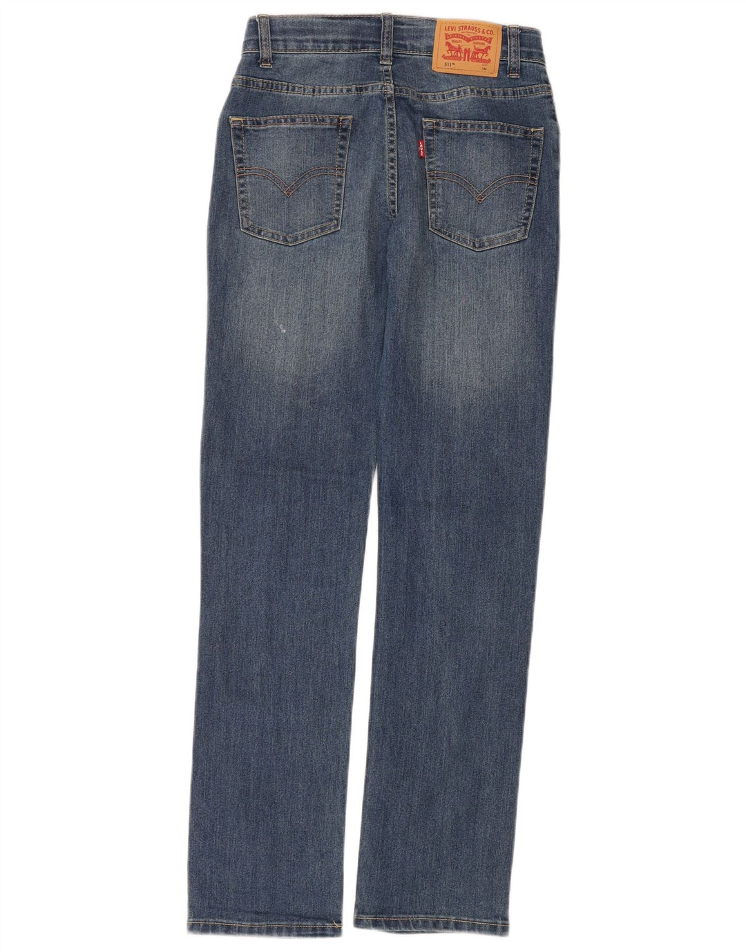 Levi's Boys 511 Slim Jeans 13-14 Years W28 L30 Blue Cotton