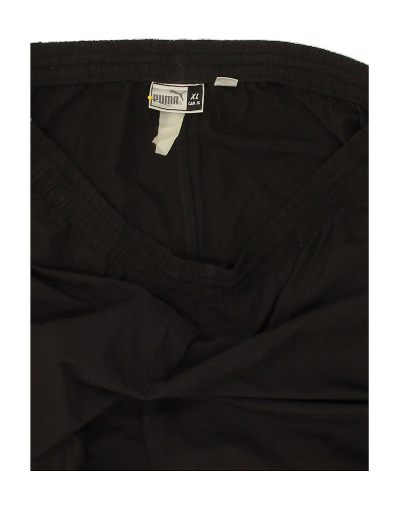 PUMA Mens Sport Shorts XL Black Polyester | Vintage Puma | Thrift | Second-Hand Puma | Used Clothing | Messina Hembry 