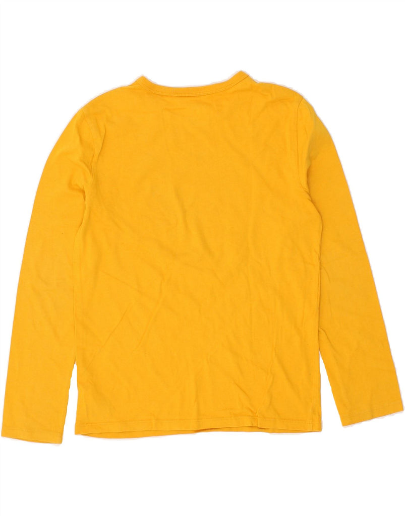 GAP Boys Graphic Top Long Sleeve 10-11 Years Large Yellow Cotton | Vintage Gap | Thrift | Second-Hand Gap | Used Clothing | Messina Hembry 