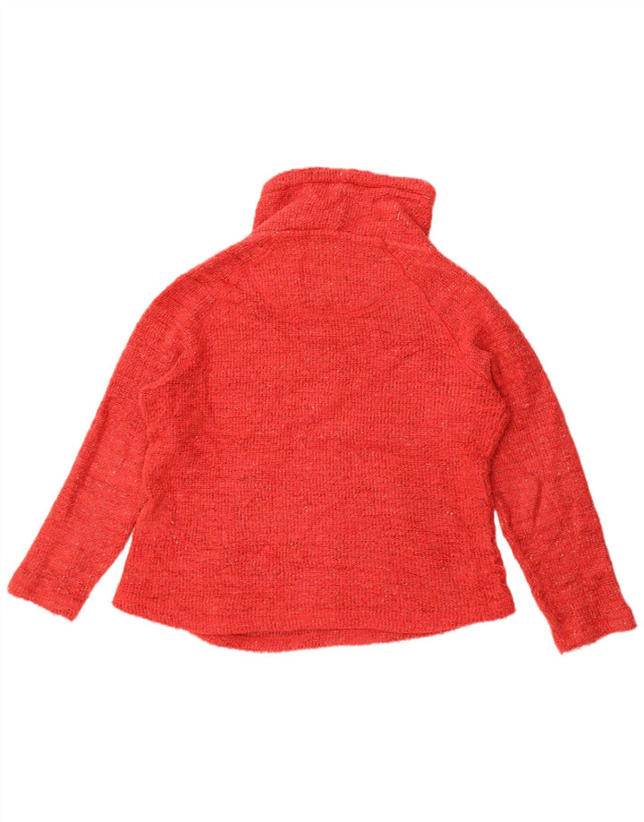 Weird Fish Womens Oversized Jumper Sweater UK 14 Large Red Flecked Acrylic