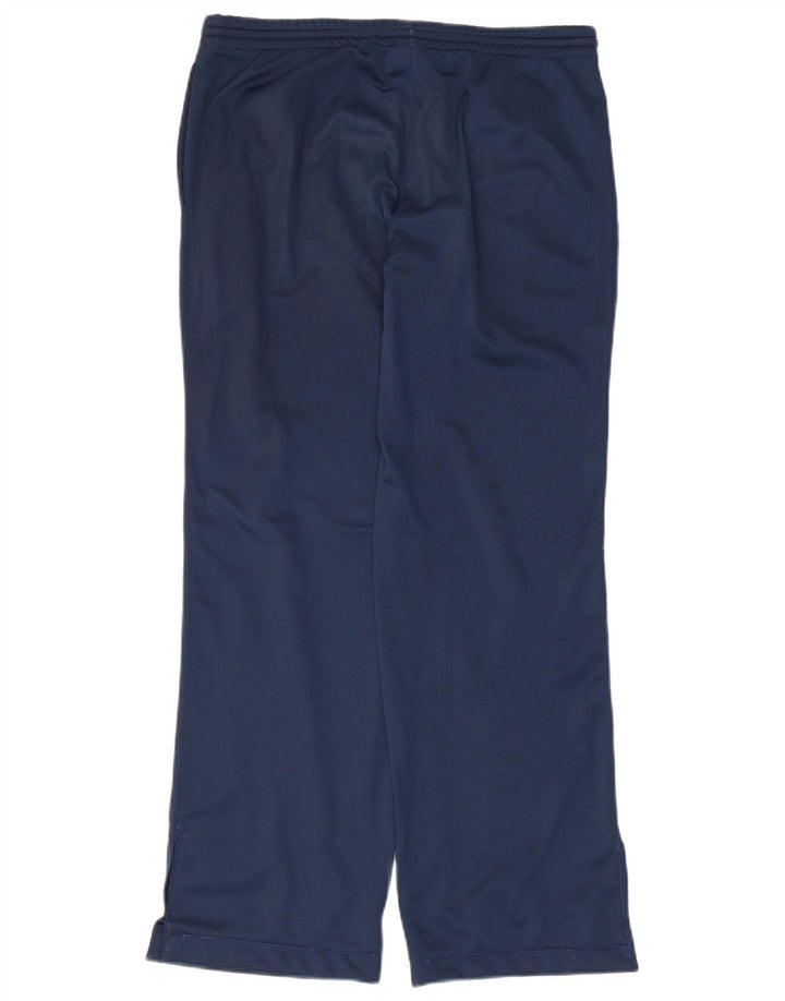 Asics Mens Tracksuit Trousers Medium  Navy Blue Polyester