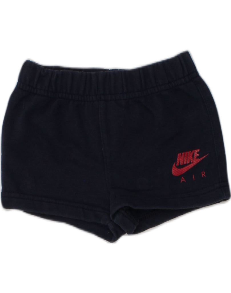 NIKE Baby Boys Sport Shorts 3-6 Months Navy Blue Cotton | Vintage Nike | Thrift | Second-Hand Nike | Used Clothing | Messina Hembry 