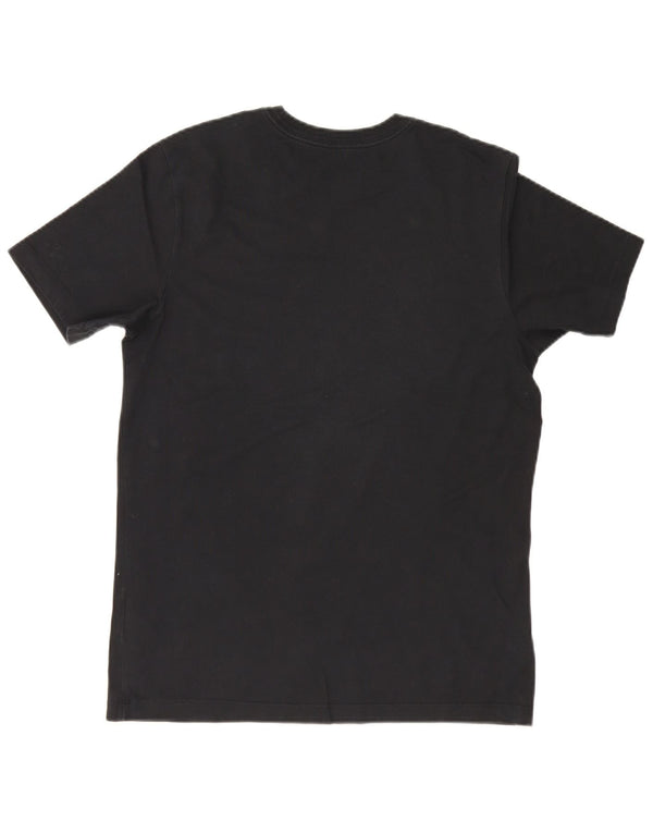 Jordan Mens Graphic T-Shirt Top Medium Black Cotton