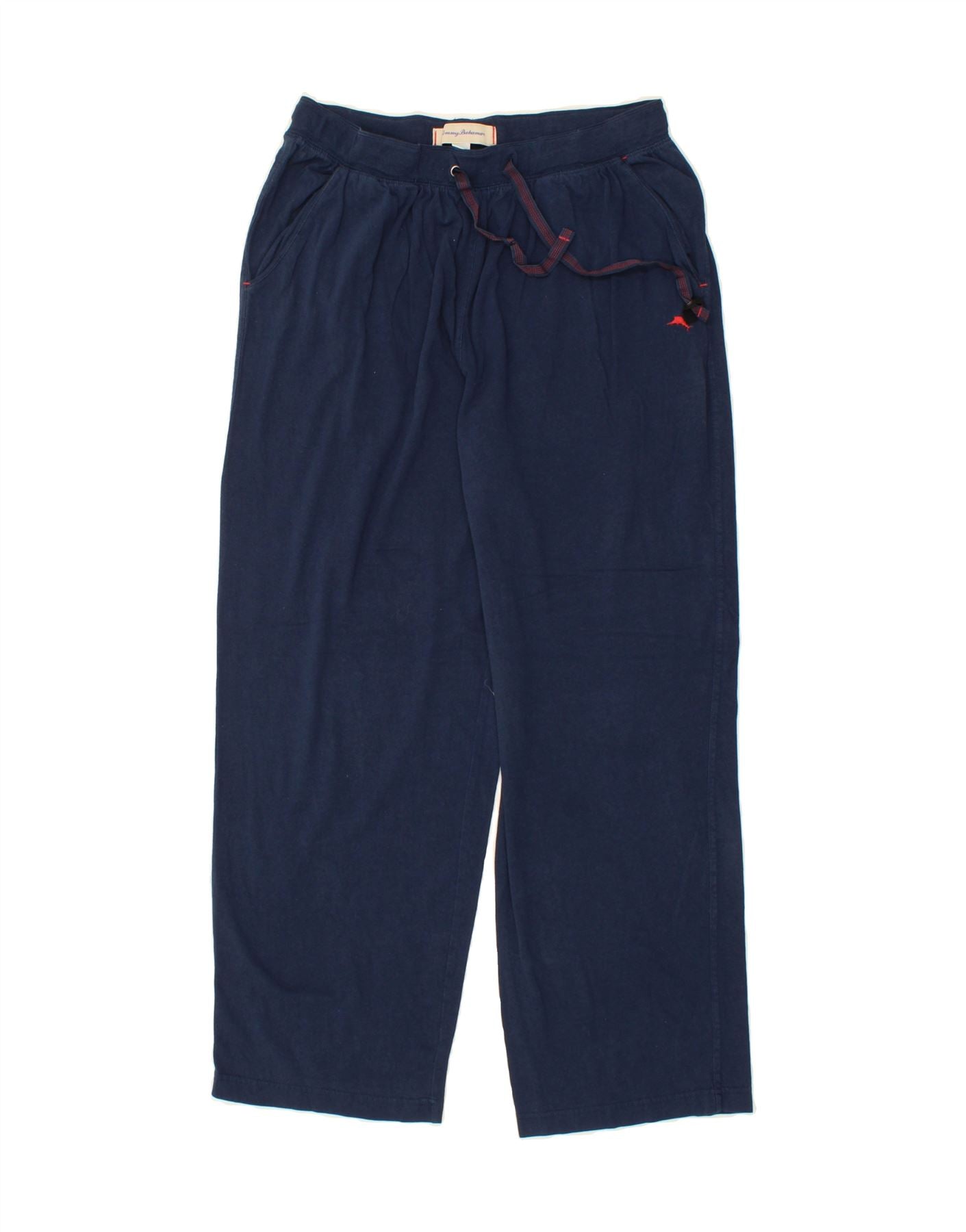 TOMMY BAHAMA Mens Tracksuit Trousers Large Navy Blue Cotton