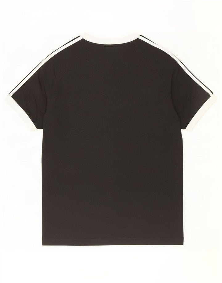 Adidas Mens T-Shirt Top Medium Black Cotton