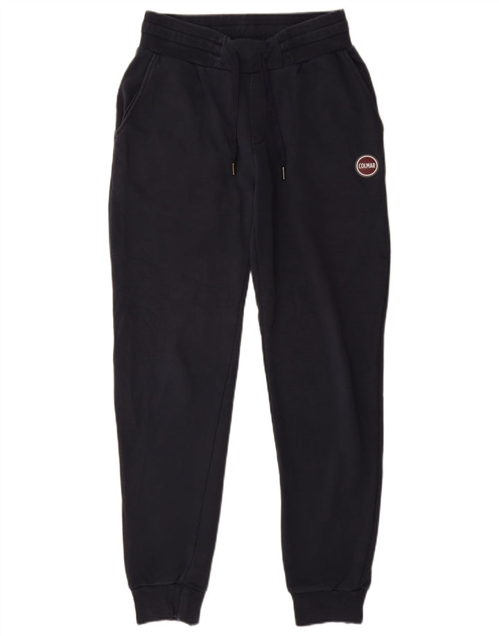 Colmar Mens Tracksuit Trousers Joggers Small Navy Blue Cotton