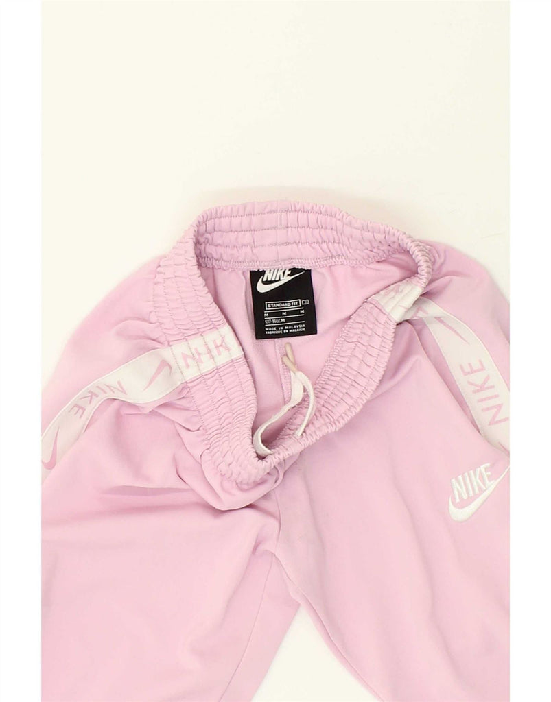 NIKE Girls Standard Fit Tracksuit Trousers Joggers 10-11 Years Medium Pink Vintage Nike and Second-Hand Nike from Messina Hembry 