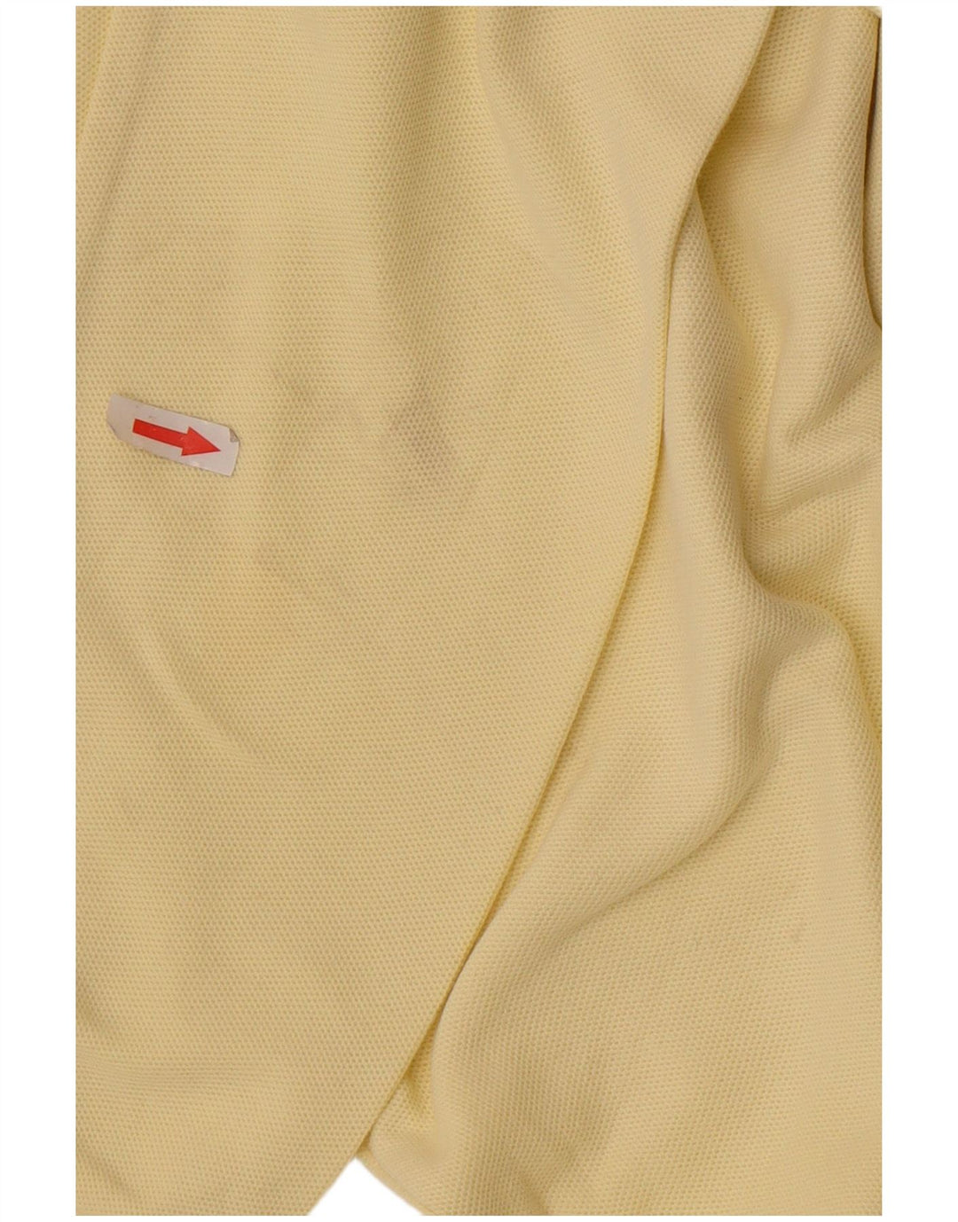 Fila Mens Long Sleeve Polo Shirt IT 50 Medium Yellow Cotton