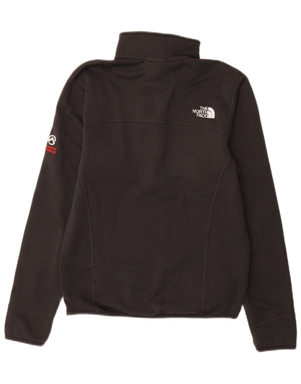 The North Face Mens Zip Neck Sweatshirt Jumper Small Black Polyester